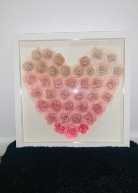 Personalized Heart Shaped Shadow Box