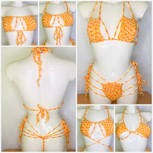 Hot Summer Thong Bikini Set
