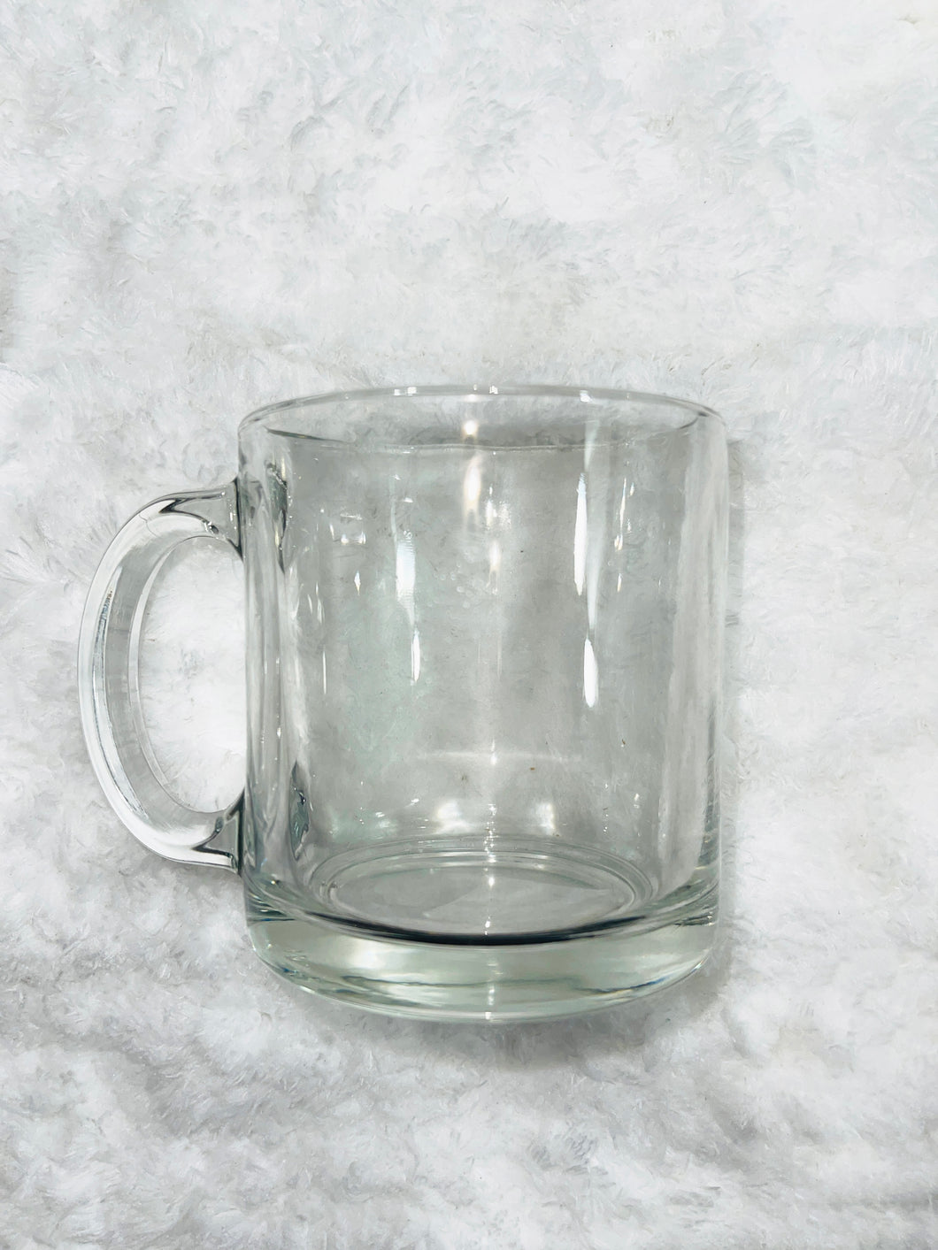 Personalized Clear Glass Coffee Mug