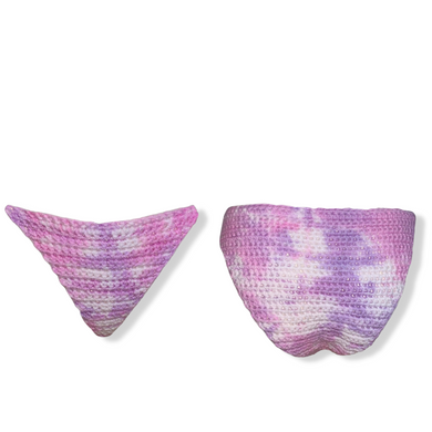 Purple Tie Dye Bikini bottom