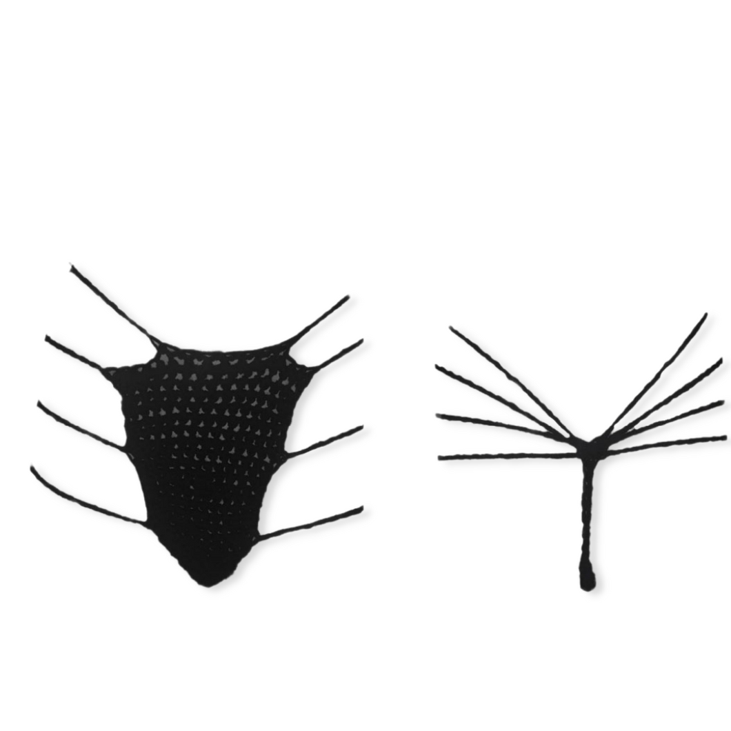 Black Spider Thong