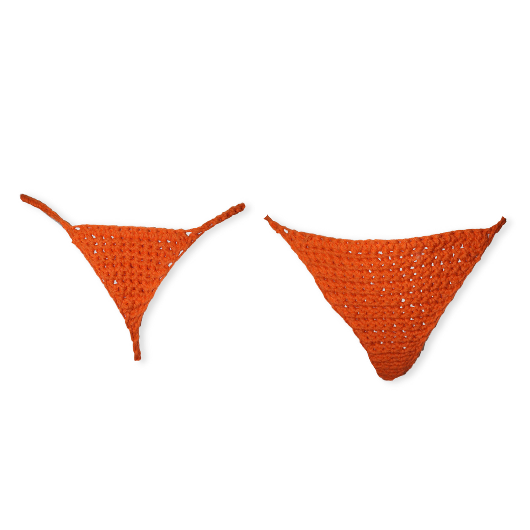 Neon Orange Basic Thong