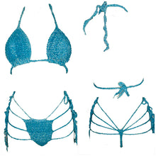 Baby Blue Denim Bikini Set