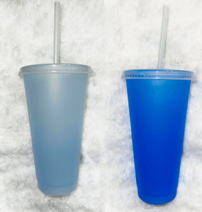 Personalized Color Changing Cup (White to Blue)
