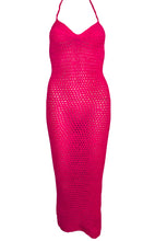 Angel Maxi Dress (Neon Pink)