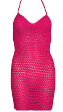 Angel Mini Dress (Neon Pink)